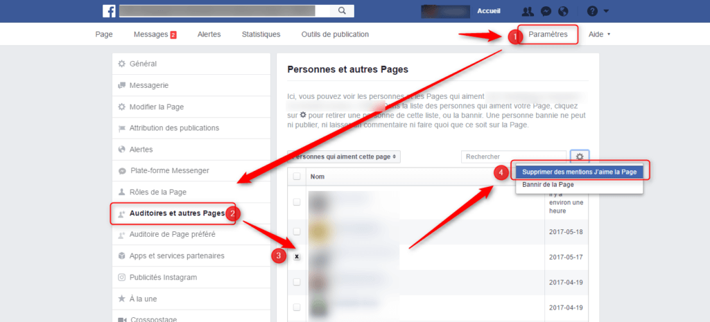 Comment retirer un jaime sur facebook